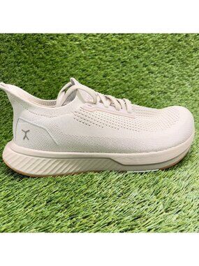 Flux Adapt Runner Beige Gum Mens Size 9 Womens 10.5 Athletic Knit Shoes Sneakers